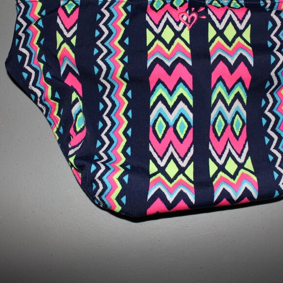 Multi Color 2 Pcs Justice Bikini Swimsuit Size 14 - Picture 8 of 11